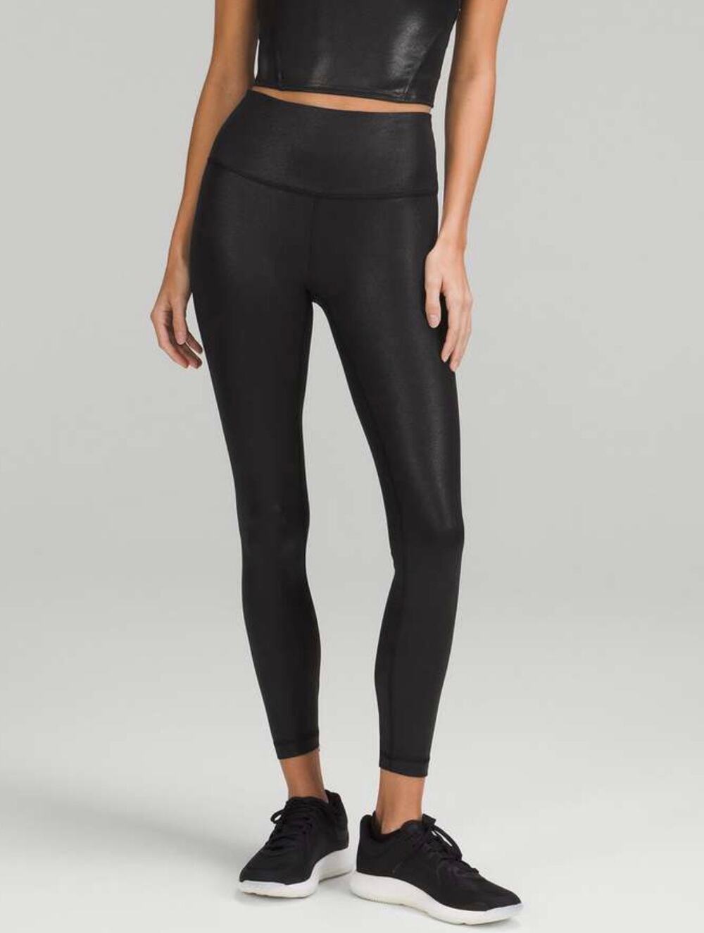 Lululemon Wunder Train High-Rise Tight Radiate Foil Print Black Size 18